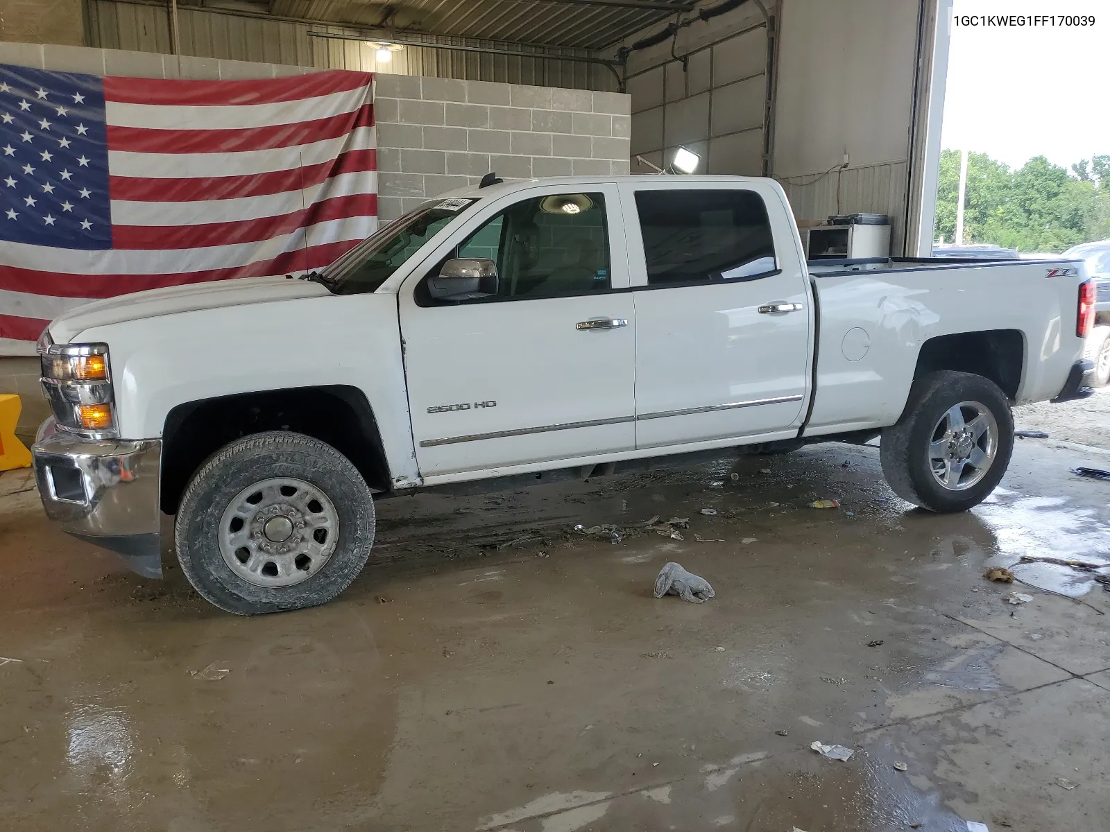 2015 Chevrolet Silverado K2500 Heavy Duty Ltz VIN: 1GC1KWEG1FF170039 Lot: 65140444