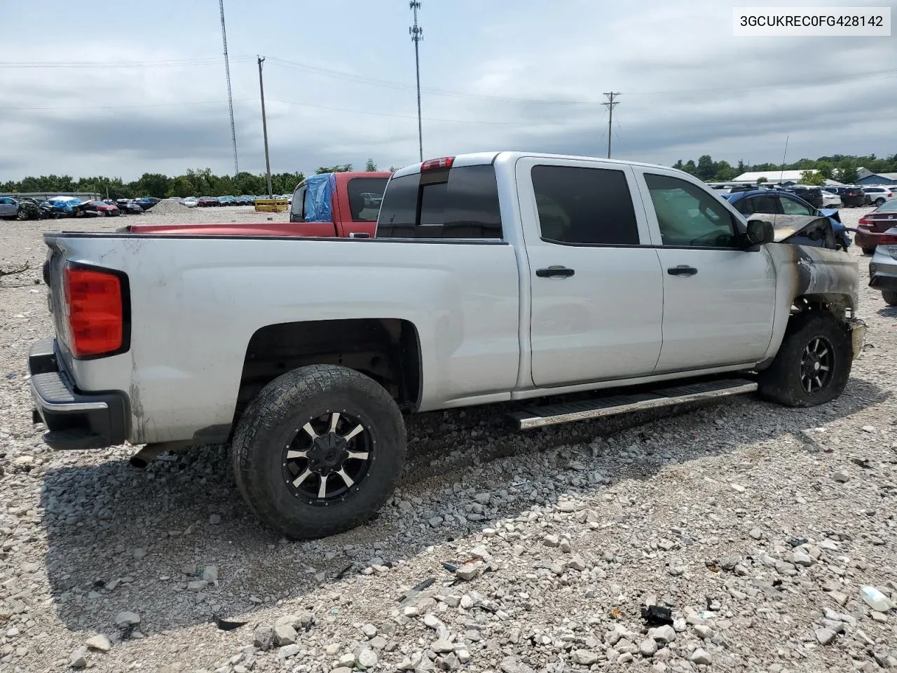 2015 Chevrolet Silverado K1500 Lt VIN: 3GCUKREC0FG428142 Lot: 65390004