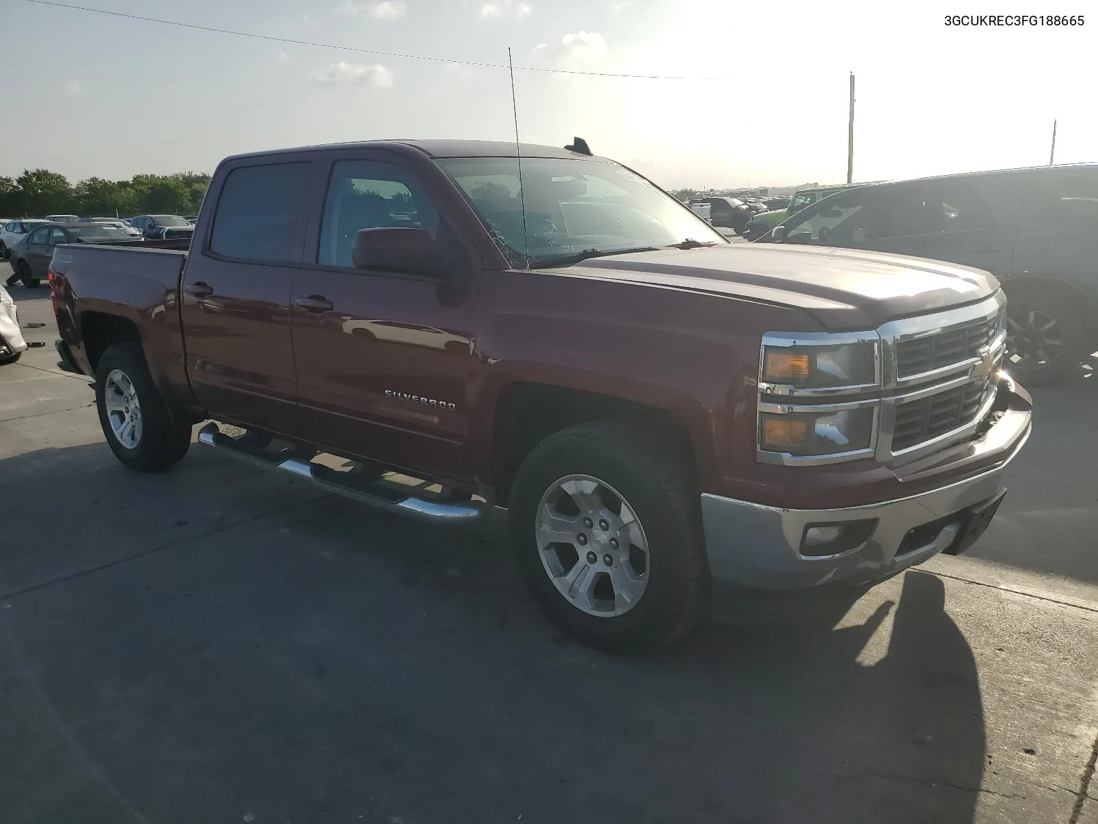 2015 Chevrolet Silverado K1500 Lt VIN: 3GCUKREC3FG188665 Lot: 65403294