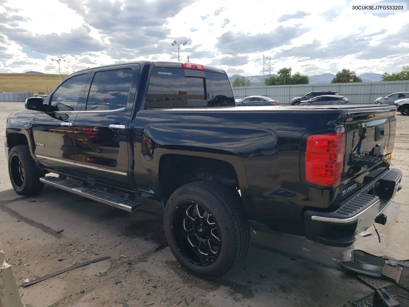 2015 Chevrolet Silverado K1500 Ltz VIN: 3GCUKSEJ7FG533203 Lot: 65470584