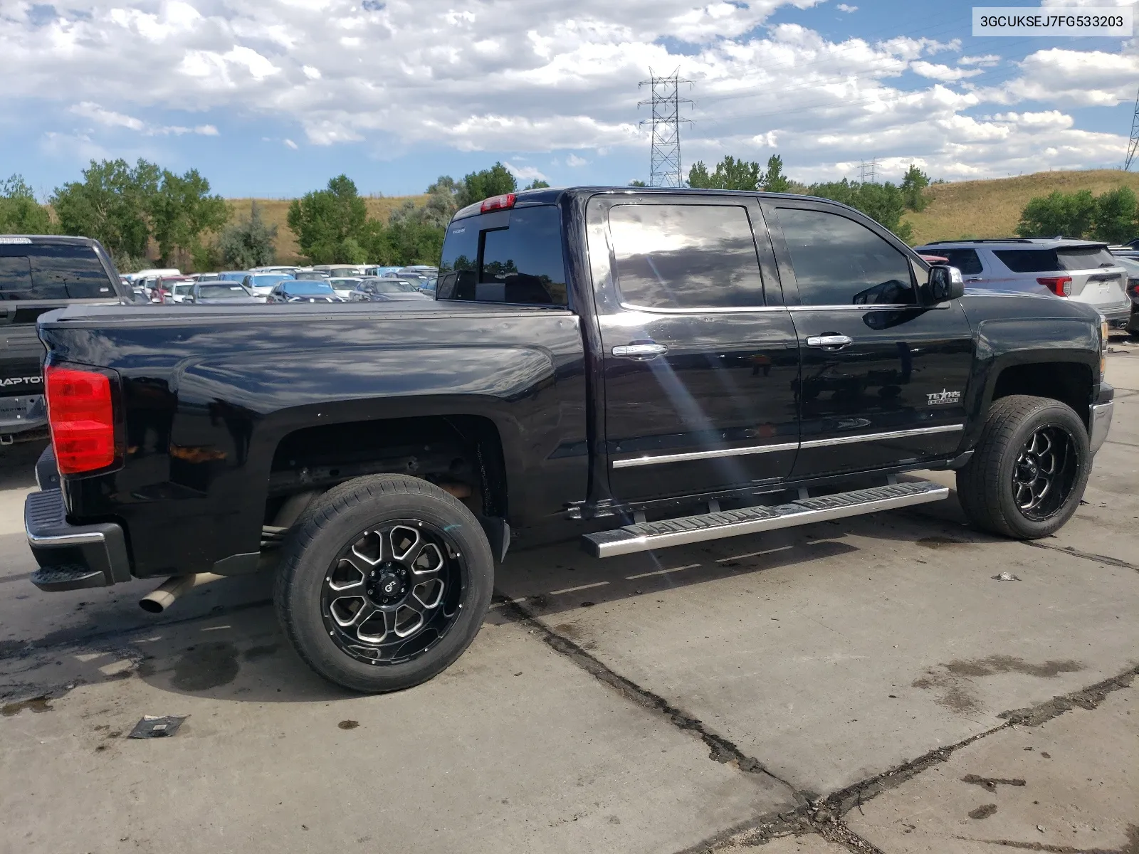 2015 Chevrolet Silverado K1500 Ltz VIN: 3GCUKSEJ7FG533203 Lot: 65470584