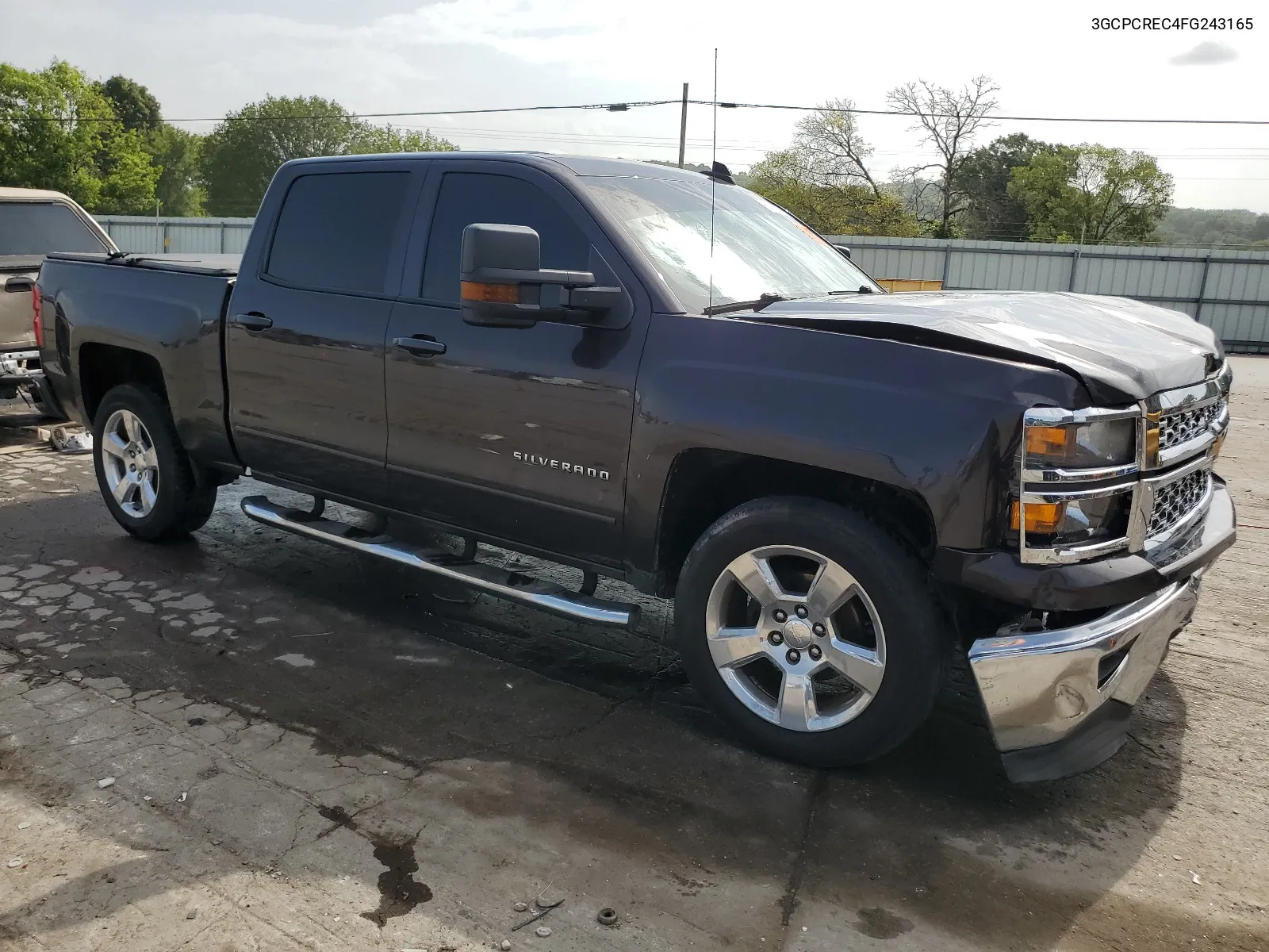 2015 Chevrolet Silverado C1500 Lt VIN: 3GCPCREC4FG243165 Lot: 65570214