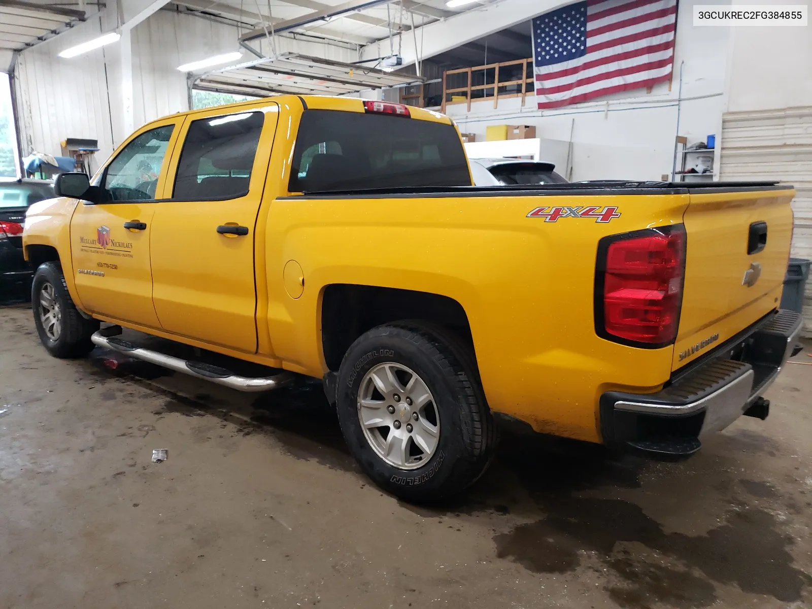 3GCUKREC2FG384855 2015 Chevrolet Silverado K1500 Lt