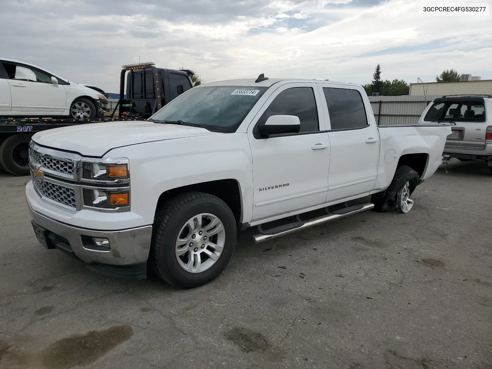 2015 Chevrolet Silverado C1500 Lt VIN: 3GCPCREC4FG530277 Lot: 65833714