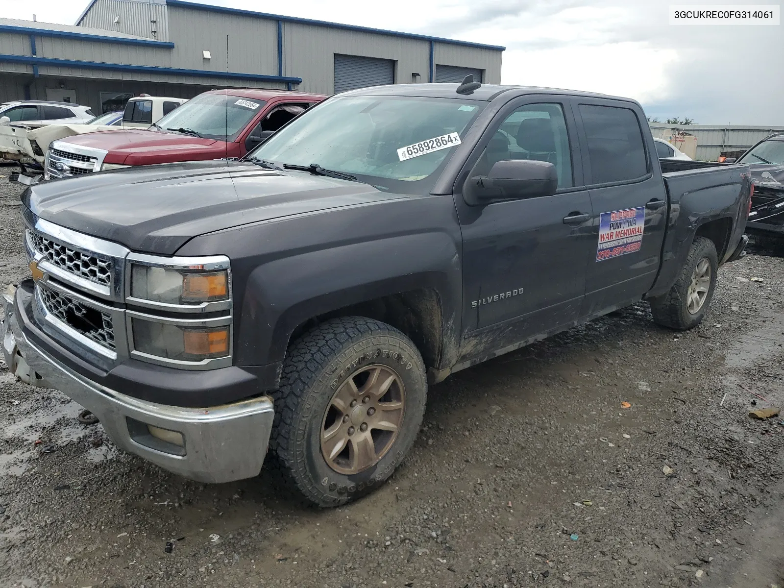 2015 Chevrolet Silverado K1500 Lt VIN: 3GCUKREC0FG314061 Lot: 65892864