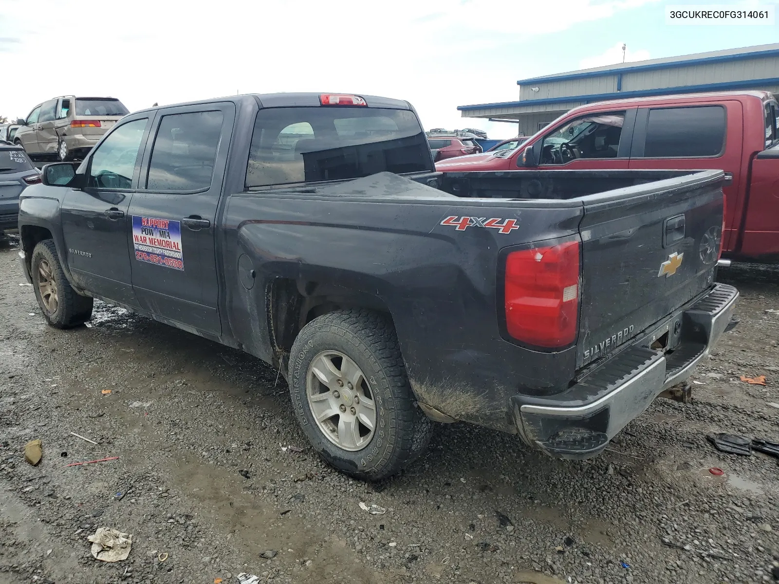 2015 Chevrolet Silverado K1500 Lt VIN: 3GCUKREC0FG314061 Lot: 65892864