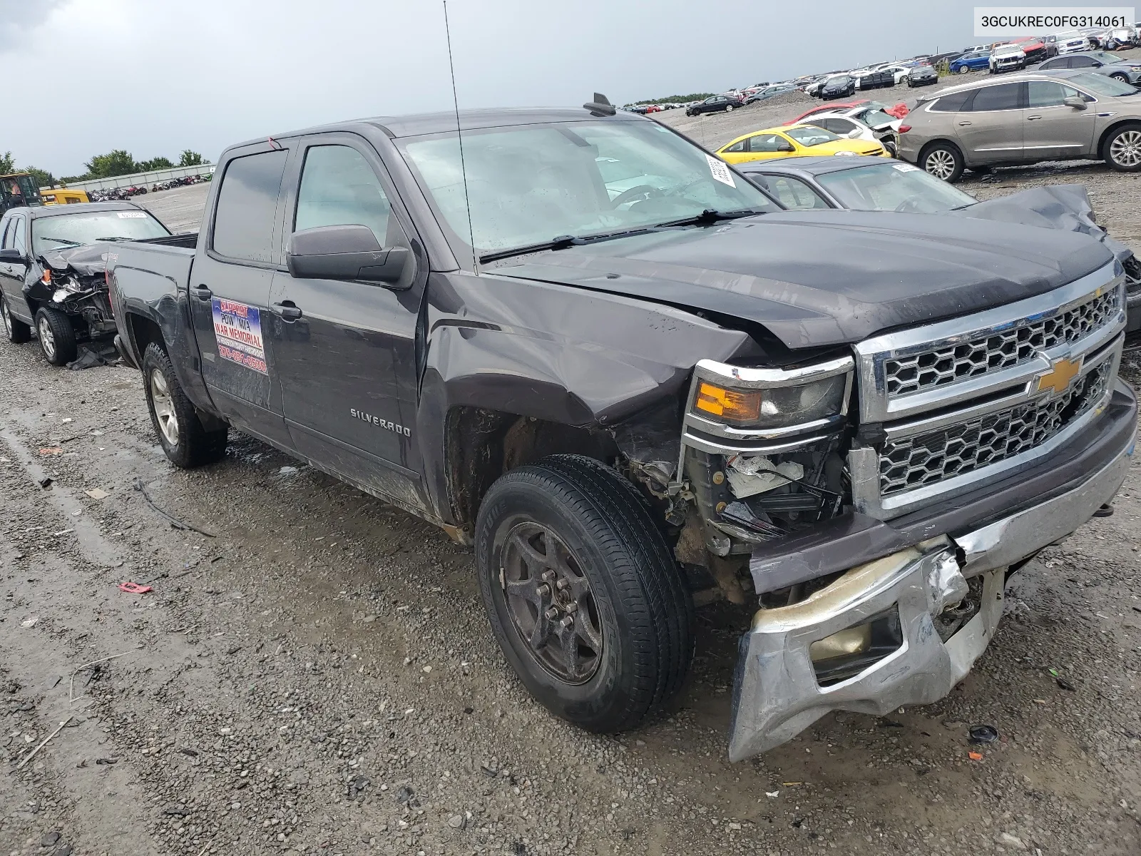 3GCUKREC0FG314061 2015 Chevrolet Silverado K1500 Lt