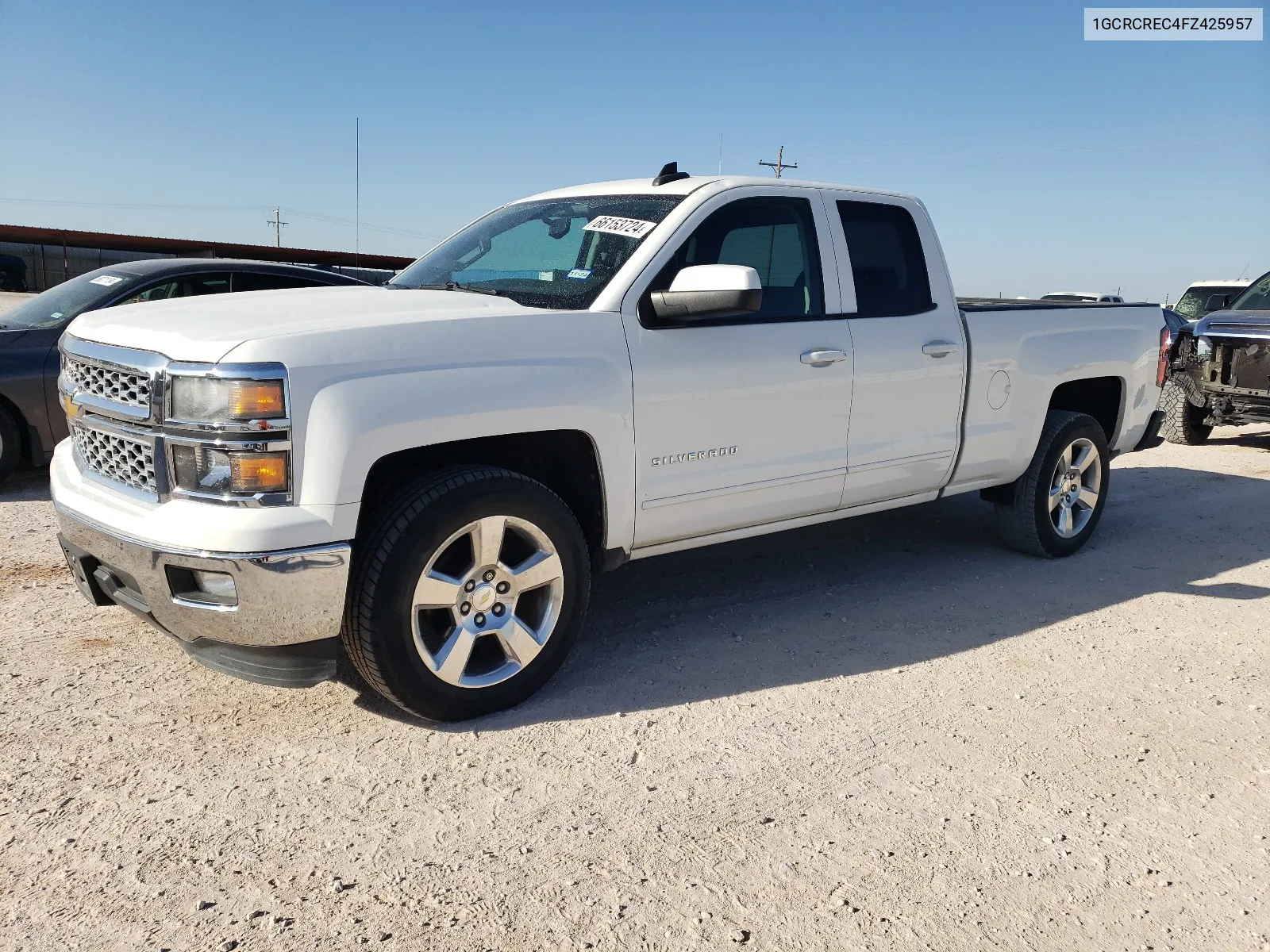 2015 Chevrolet Silverado C1500 Lt VIN: 1GCRCREC4FZ425957 Lot: 66153724