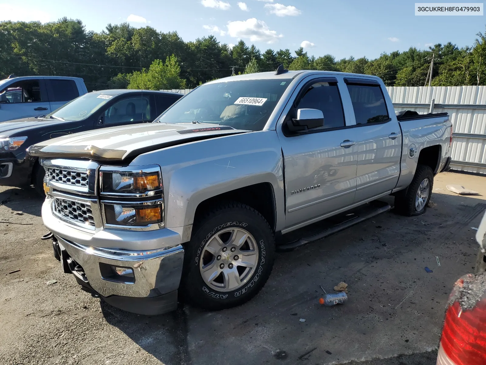 2015 Chevrolet Silverado K1500 Lt VIN: 3GCUKREH8FG479903 Lot: 66510964