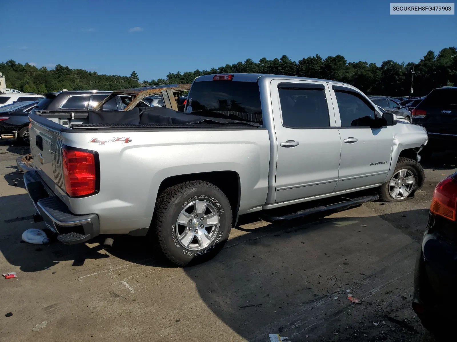 2015 Chevrolet Silverado K1500 Lt VIN: 3GCUKREH8FG479903 Lot: 66510964