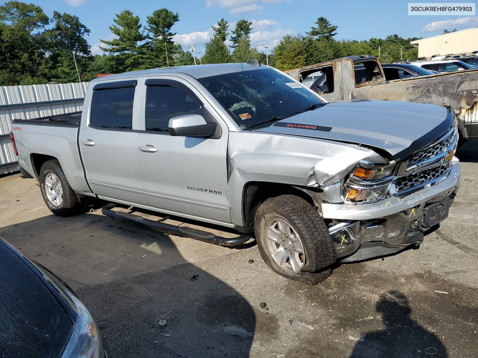 2015 Chevrolet Silverado K1500 Lt VIN: 3GCUKREH8FG479903 Lot: 66510964