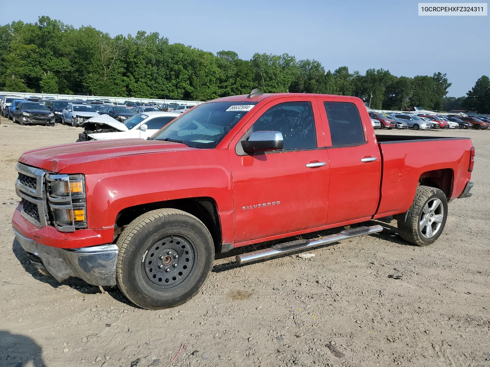 2015 Chevrolet Silverado C1500 VIN: 1GCRCPEHXFZ324311 Lot: 66632694