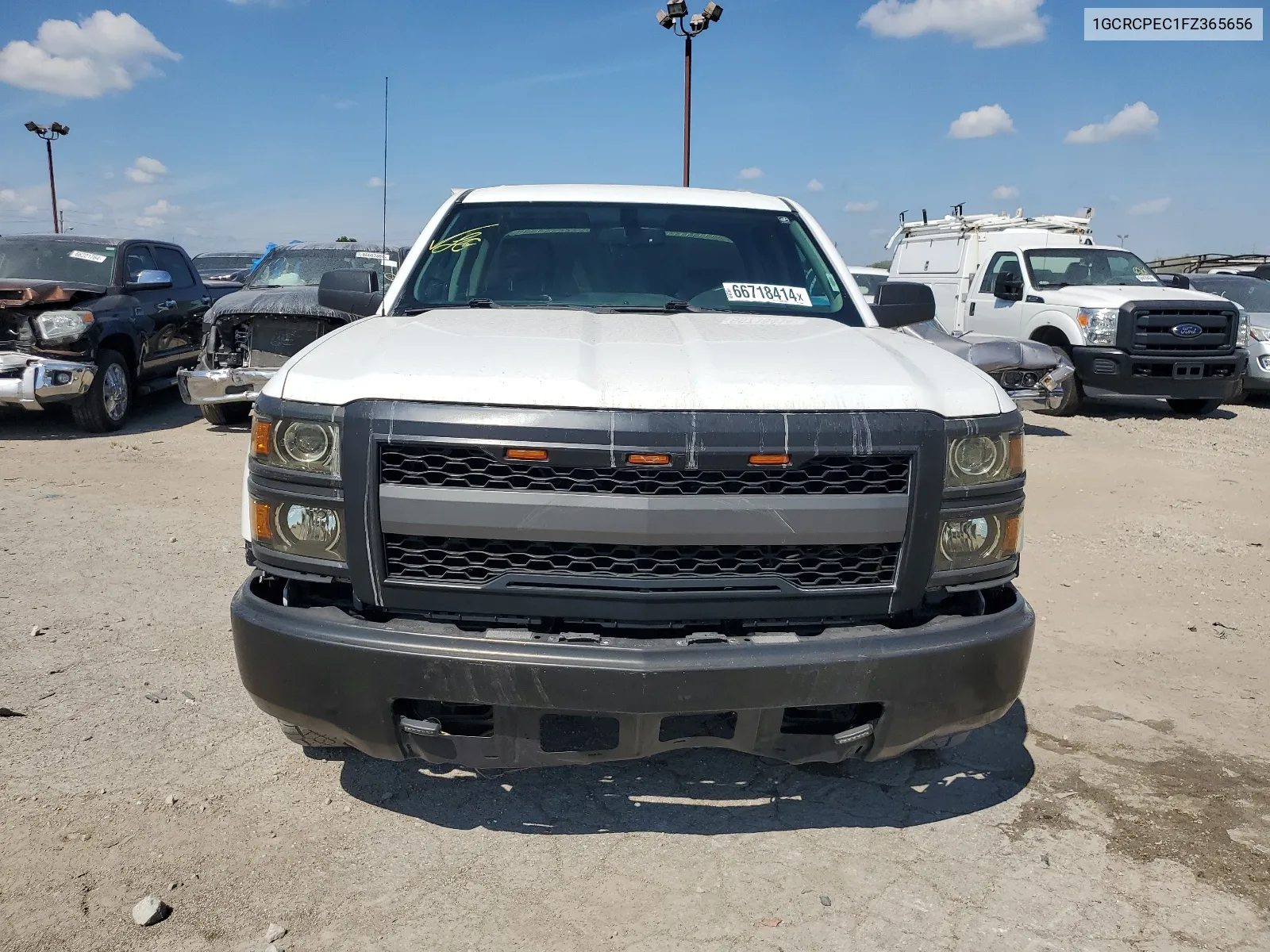 2015 Chevrolet Silverado C1500 VIN: 1GCRCPEC1FZ365656 Lot: 66718414