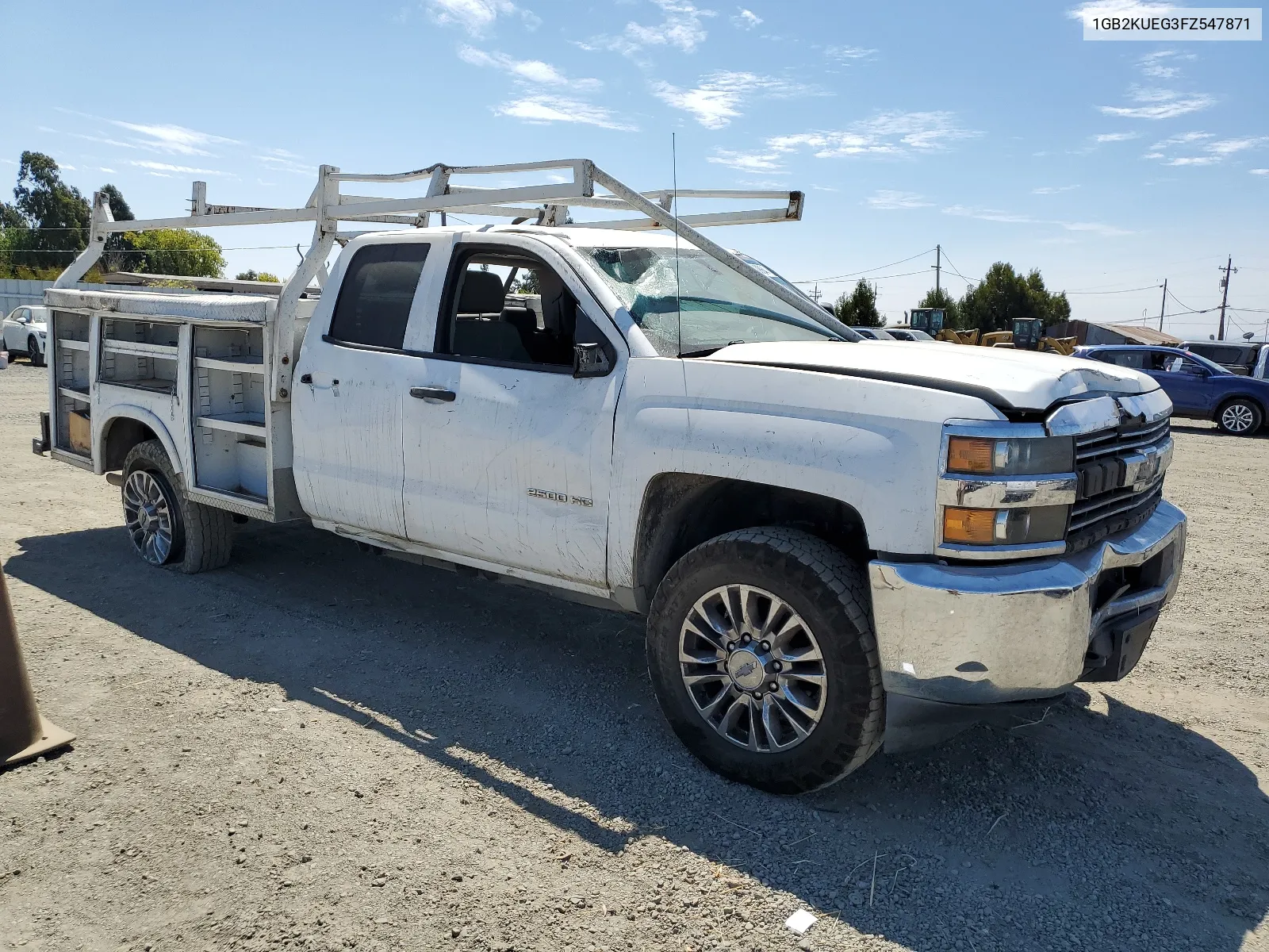 2015 Chevrolet Silverado K2500 Heavy Duty VIN: 1GB2KUEG3FZ547871 Lot: 66810864