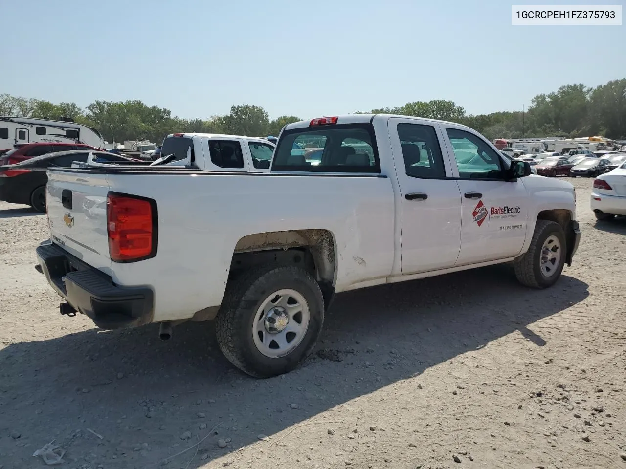 2015 Chevrolet Silverado C1500 VIN: 1GCRCPEH1FZ375793 Lot: 66877014