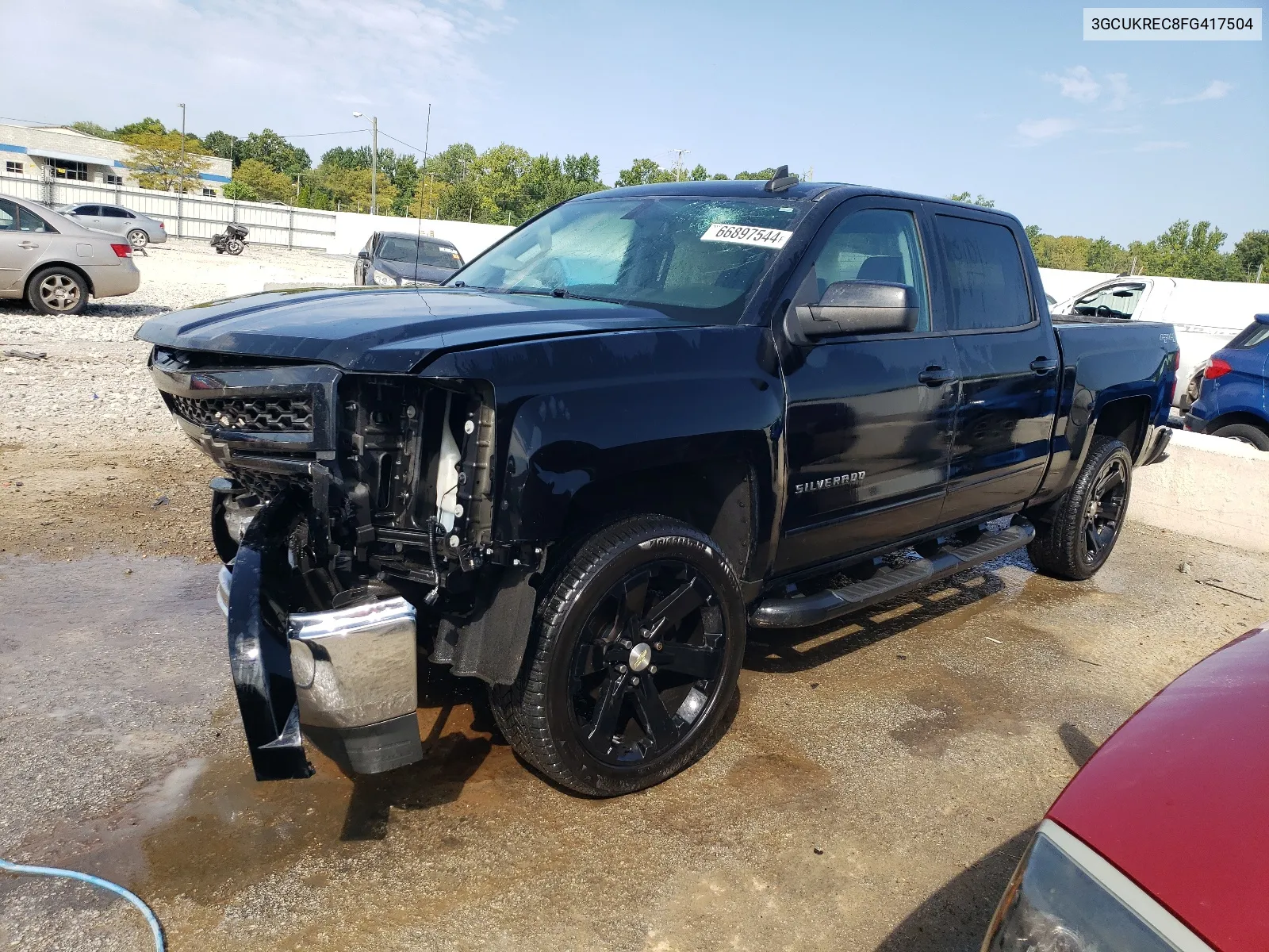 2015 Chevrolet Silverado K1500 Lt VIN: 3GCUKREC8FG417504 Lot: 66897544