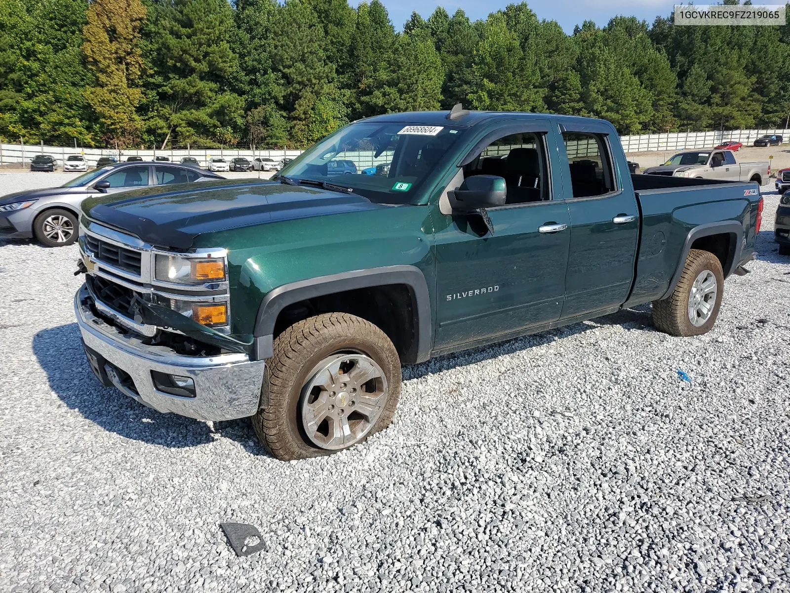 2015 Chevrolet Silverado K1500 Lt VIN: 1GCVKREC9FZ219065 Lot: 66968604