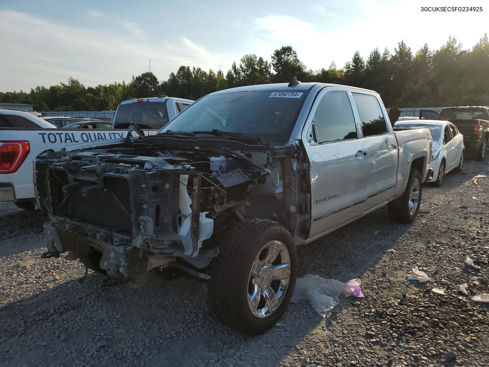 2015 Chevrolet Silverado K1500 Ltz VIN: 3GCUKSEC5FG234925 Lot: 67092754