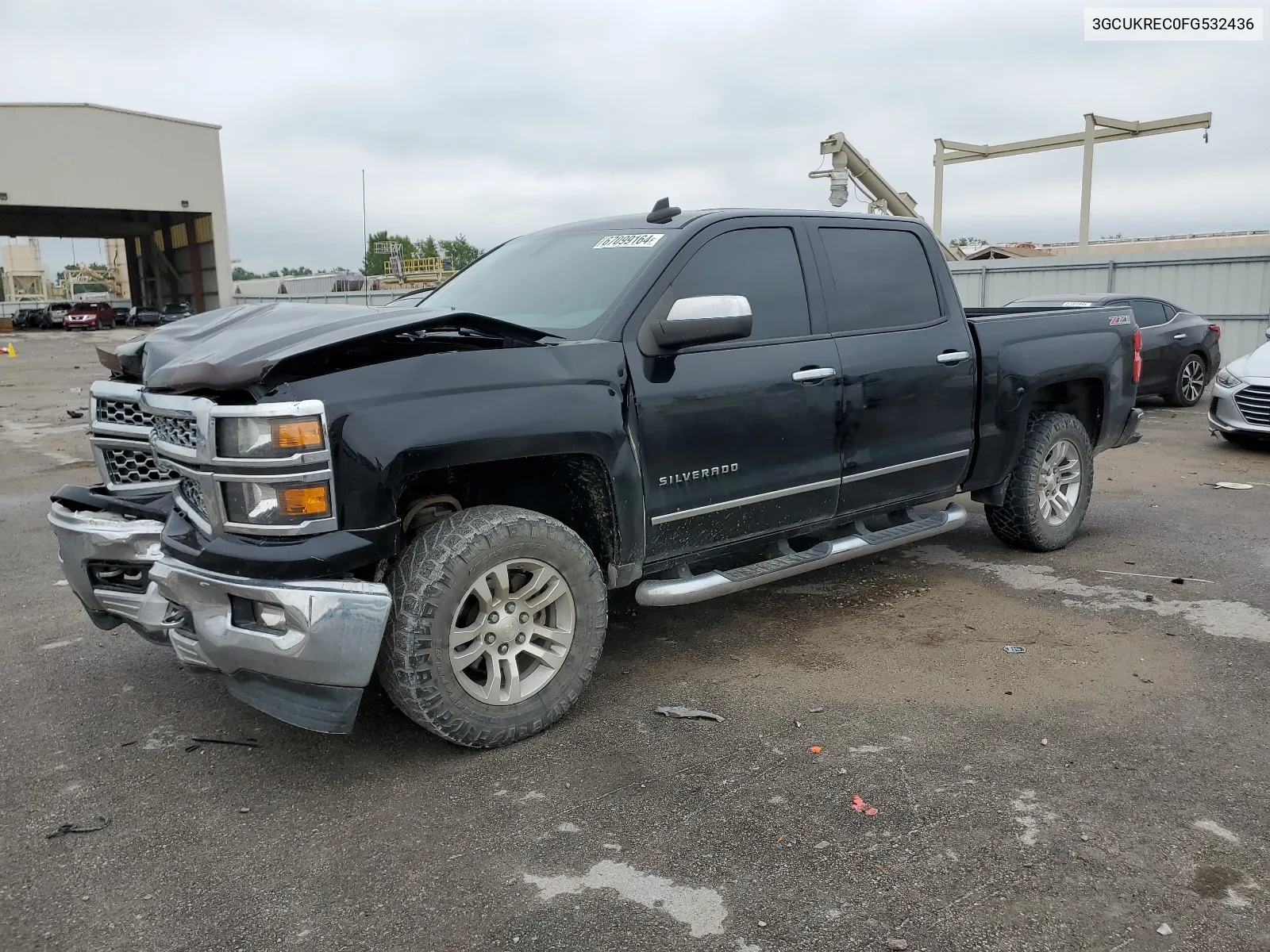 2015 Chevrolet Silverado K1500 Lt VIN: 3GCUKREC0FG532436 Lot: 67099164