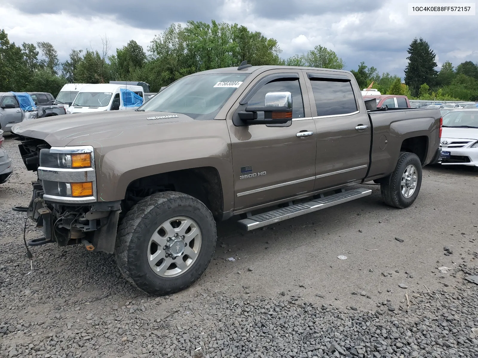 2015 Chevrolet Silverado K3500 Ltz VIN: 1GC4K0E88FF572157 Lot: 67583004