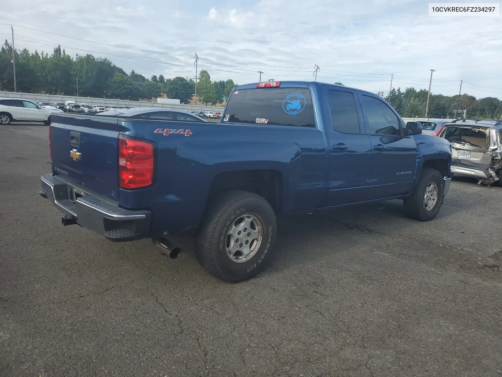 1GCVKREC6FZ234297 2015 Chevrolet Silverado K1500 Lt