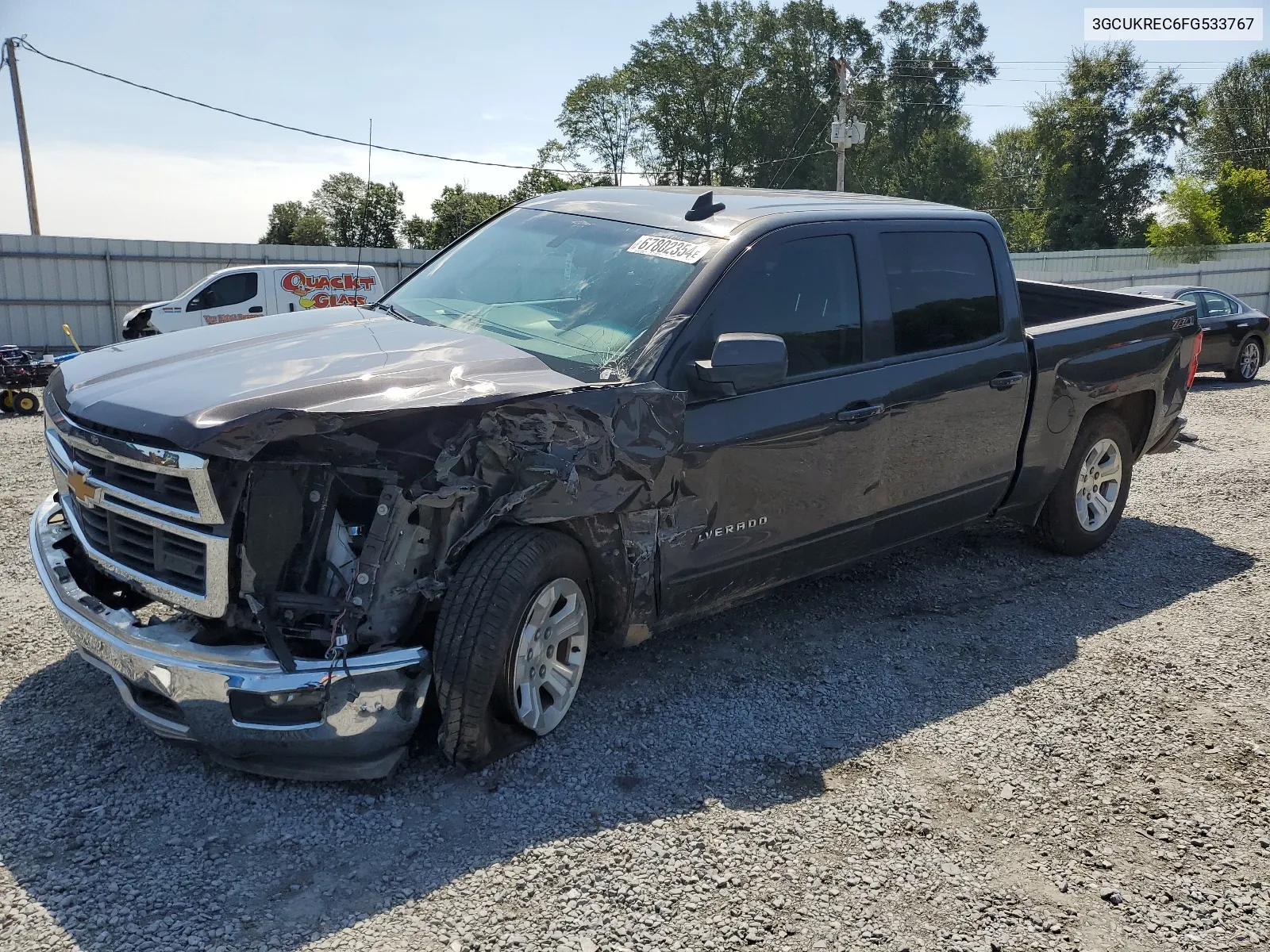 2015 Chevrolet Silverado K1500 Lt VIN: 3GCUKREC6FG533767 Lot: 67802354