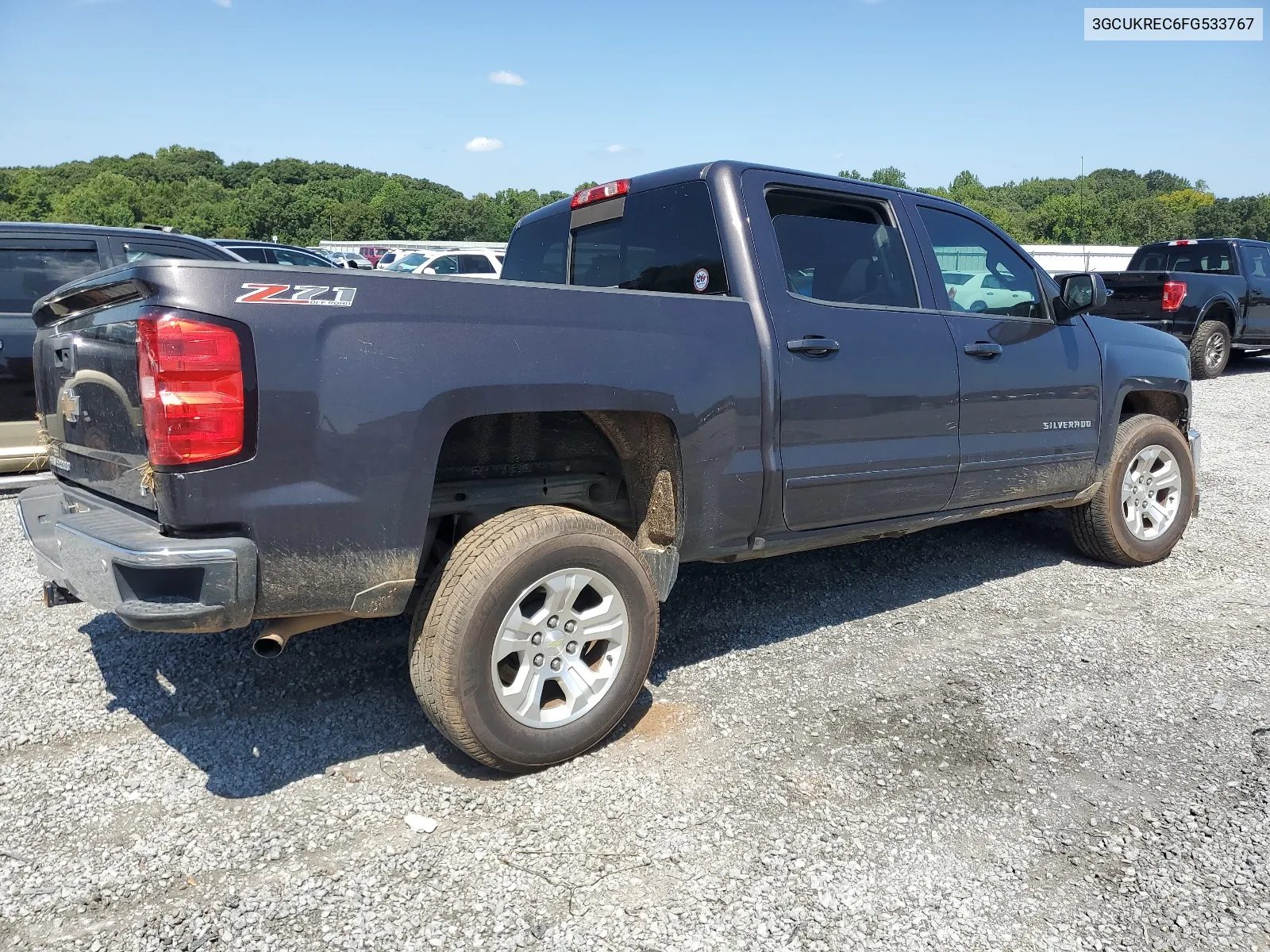 2015 Chevrolet Silverado K1500 Lt VIN: 3GCUKREC6FG533767 Lot: 67802354