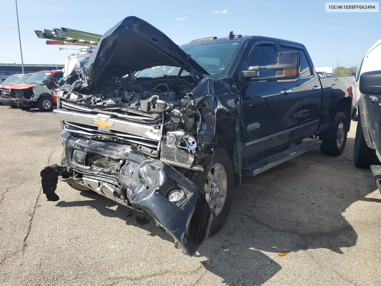 2015 Chevrolet Silverado K3500 High Country VIN: 1GC4K1E88FF662494 Lot: 67825784