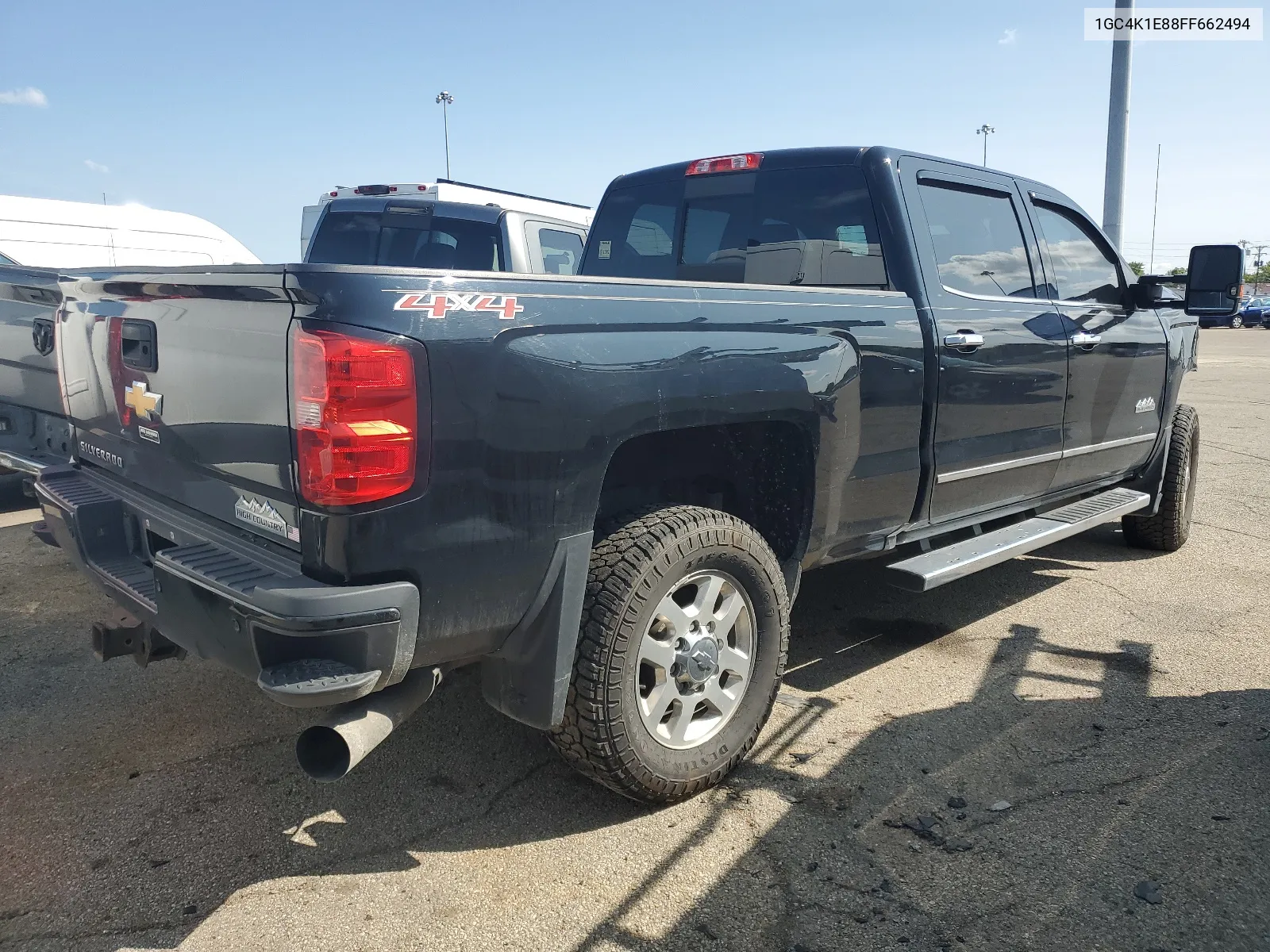 2015 Chevrolet Silverado K3500 High Country VIN: 1GC4K1E88FF662494 Lot: 67825784