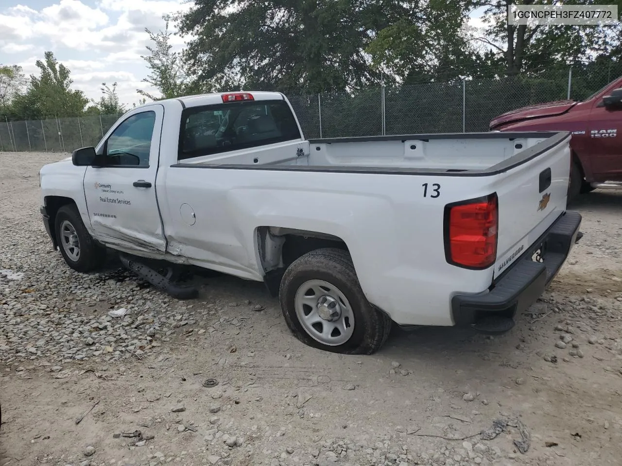 2015 Chevrolet Silverado C1500 VIN: 1GCNCPEH3FZ407772 Lot: 67829744