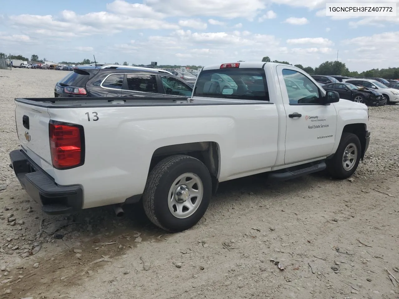 2015 Chevrolet Silverado C1500 VIN: 1GCNCPEH3FZ407772 Lot: 67829744