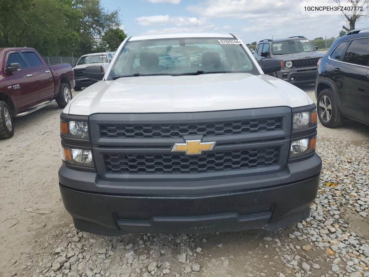 2015 Chevrolet Silverado C1500 VIN: 1GCNCPEH3FZ407772 Lot: 67829744