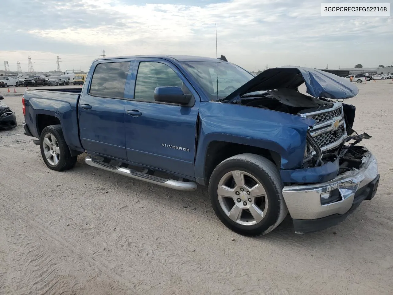 2015 Chevrolet Silverado C1500 Lt VIN: 3GCPCREC3FG522168 Lot: 67939784