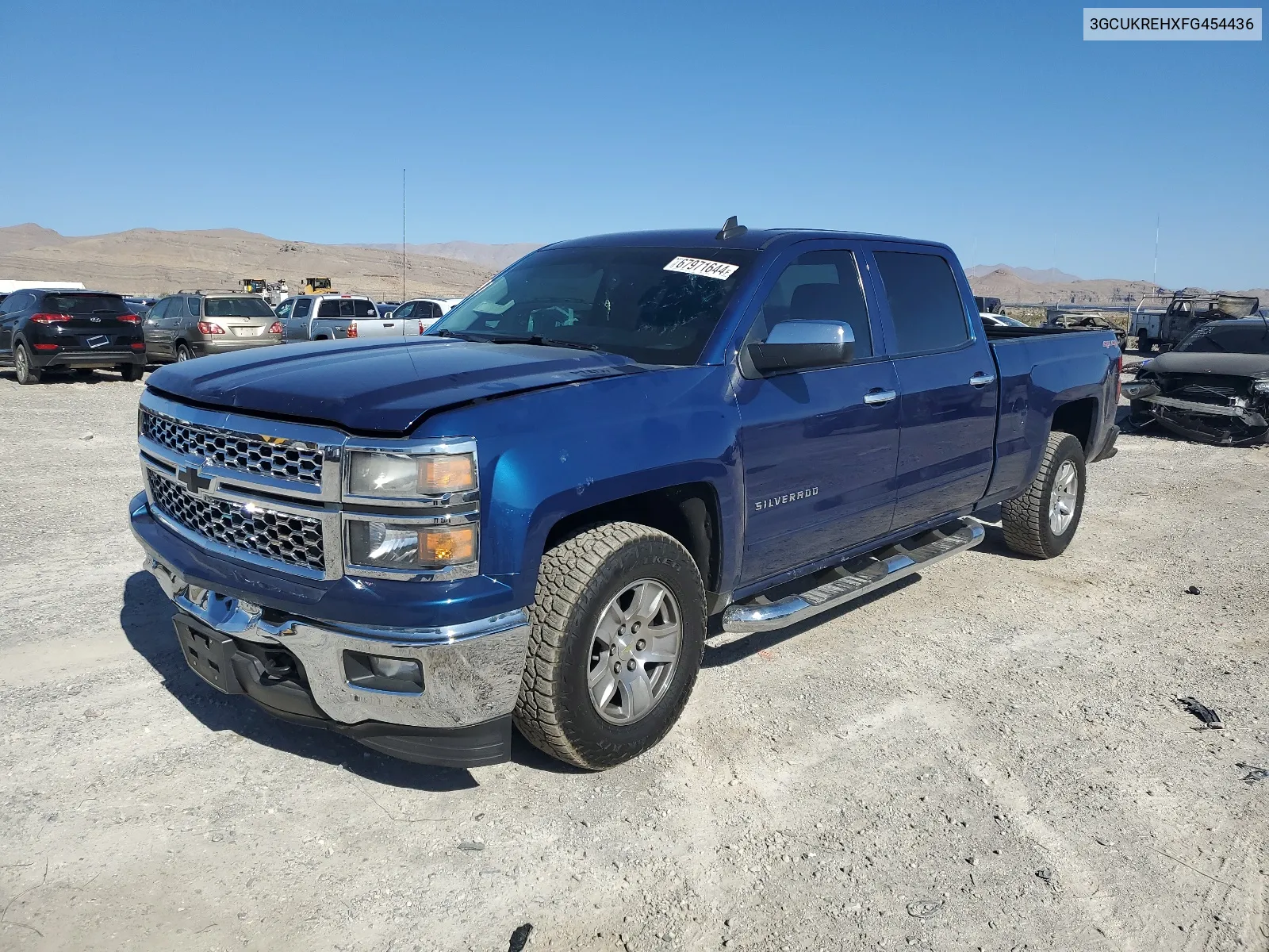 2015 Chevrolet Silverado K1500 Lt VIN: 3GCUKREHXFG454436 Lot: 67971644