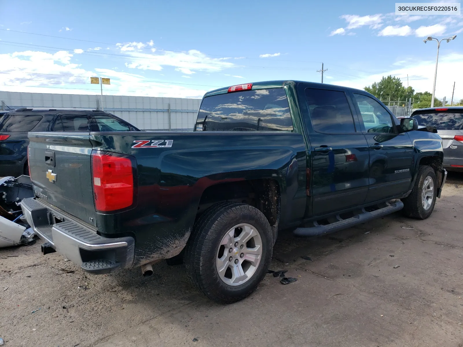 2015 Chevrolet Silverado K1500 Lt VIN: 3GCUKREC5FG220516 Lot: 68086854