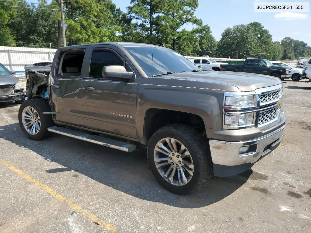 2015 Chevrolet Silverado C1500 Lt VIN: 3GCPCREC5FG115551 Lot: 68269054