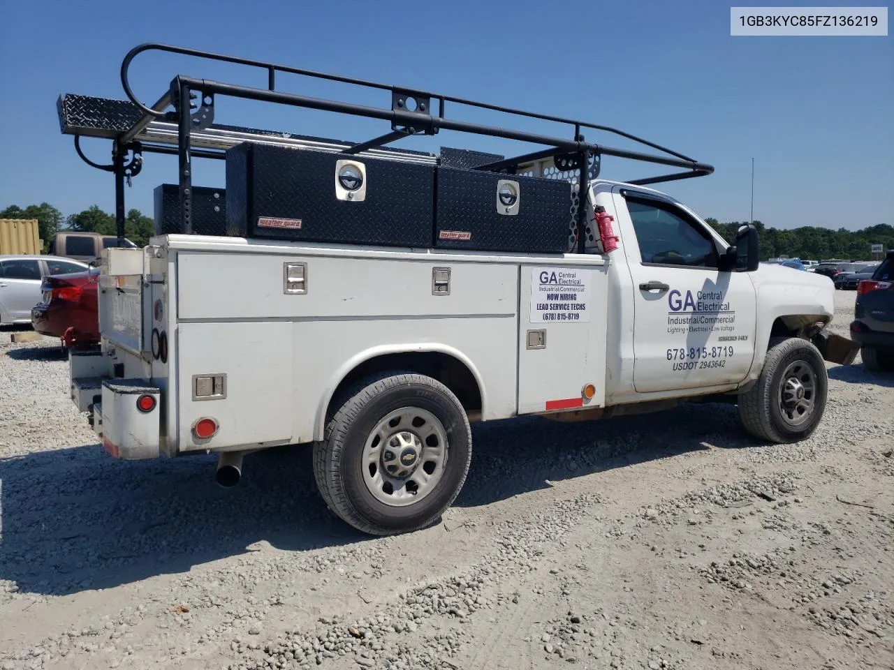 2015 Chevrolet Silverado K3500 VIN: 1GB3KYC85FZ136219 Lot: 68423894