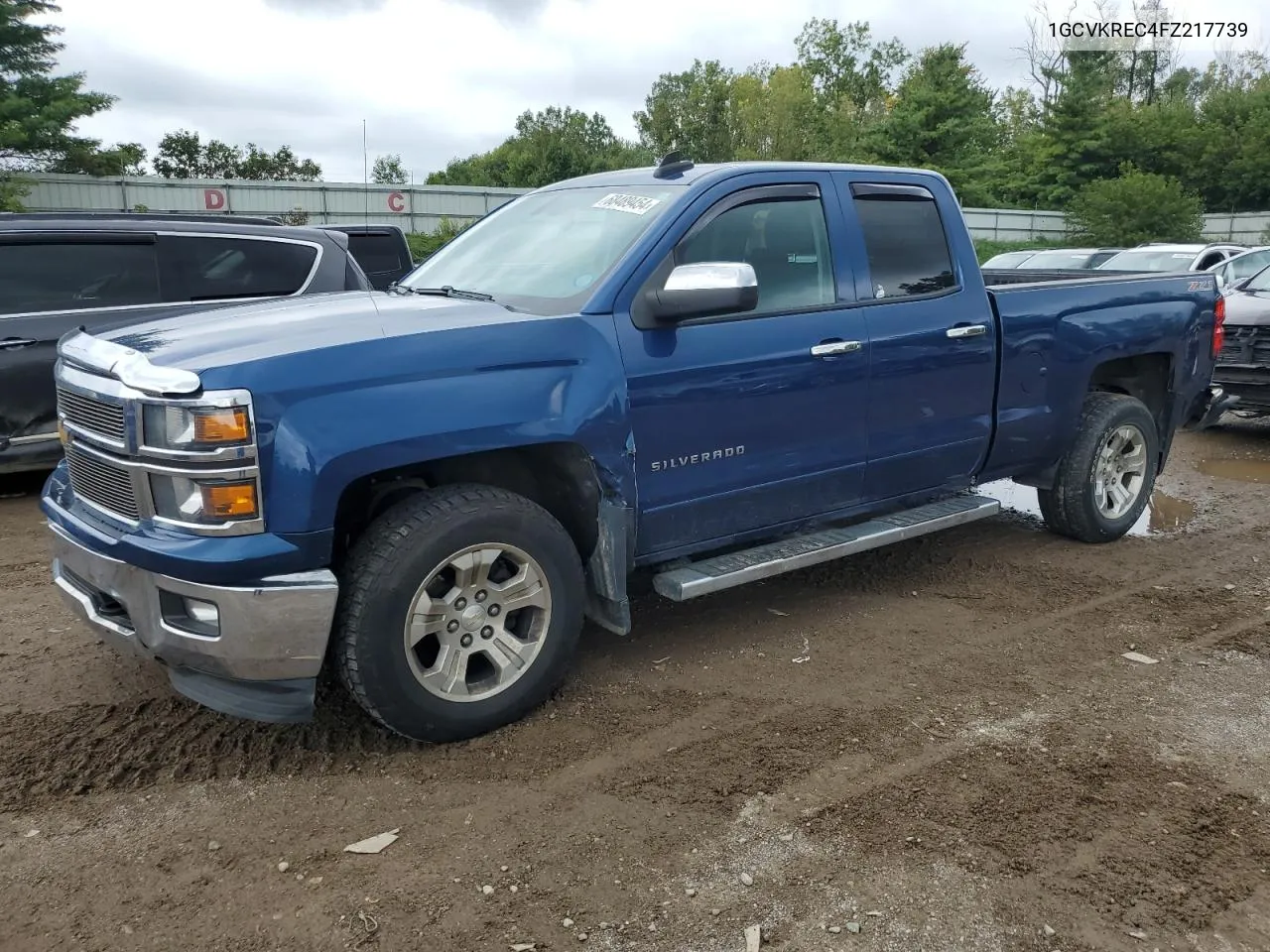 1GCVKREC4FZ217739 2015 Chevrolet Silverado K1500 Lt