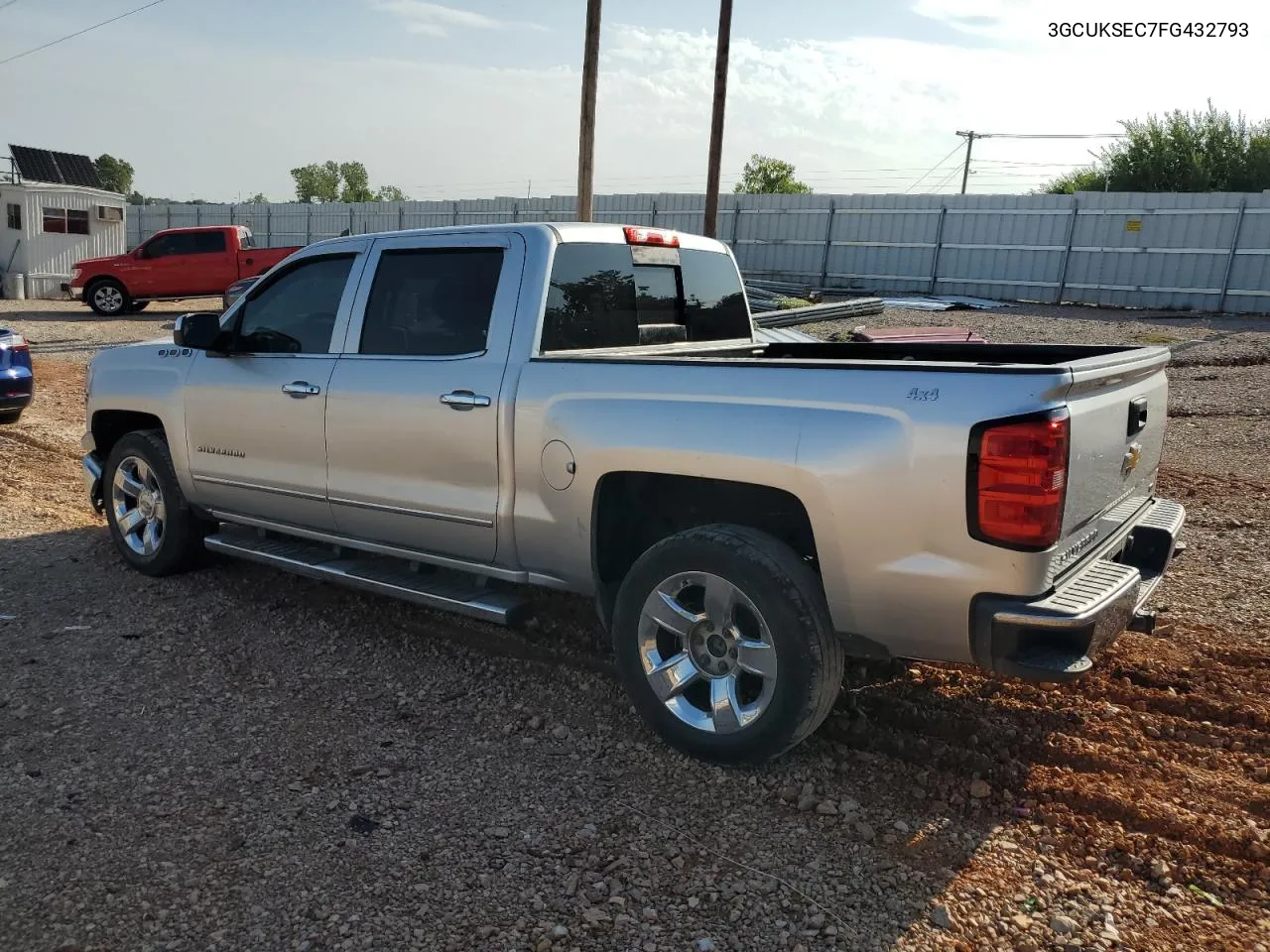 2015 Chevrolet Silverado K1500 Ltz VIN: 3GCUKSEC7FG432793 Lot: 68708814