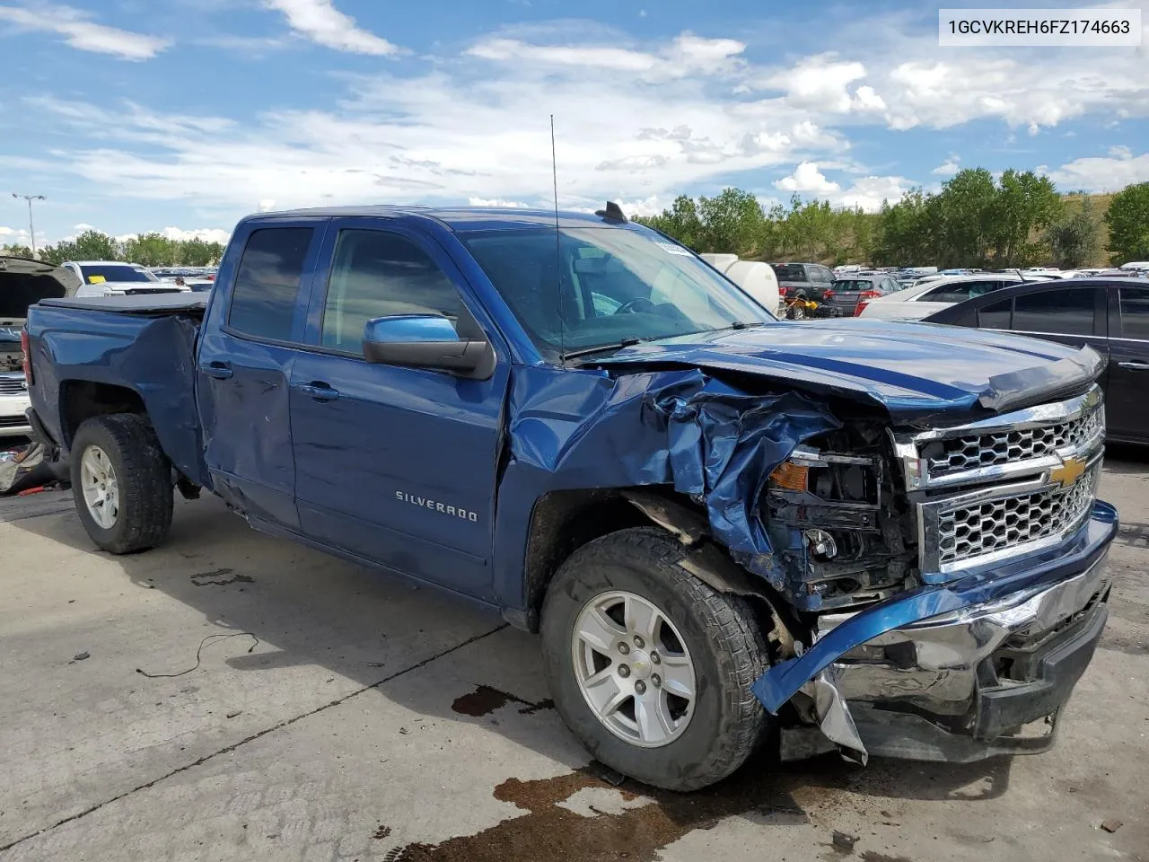 1GCVKREH6FZ174663 2015 Chevrolet Silverado K1500 Lt