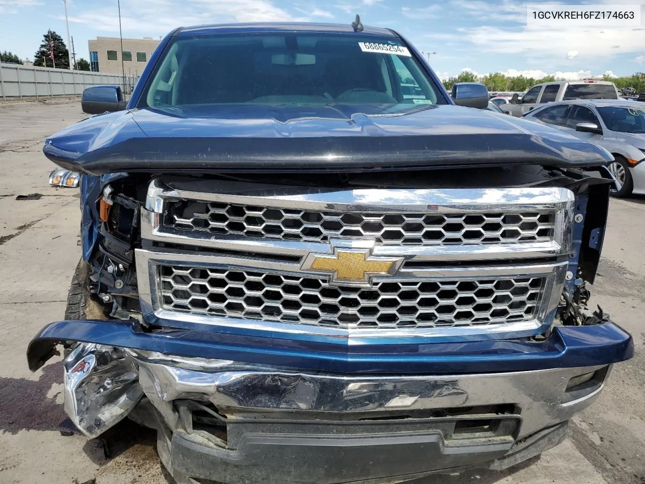 1GCVKREH6FZ174663 2015 Chevrolet Silverado K1500 Lt