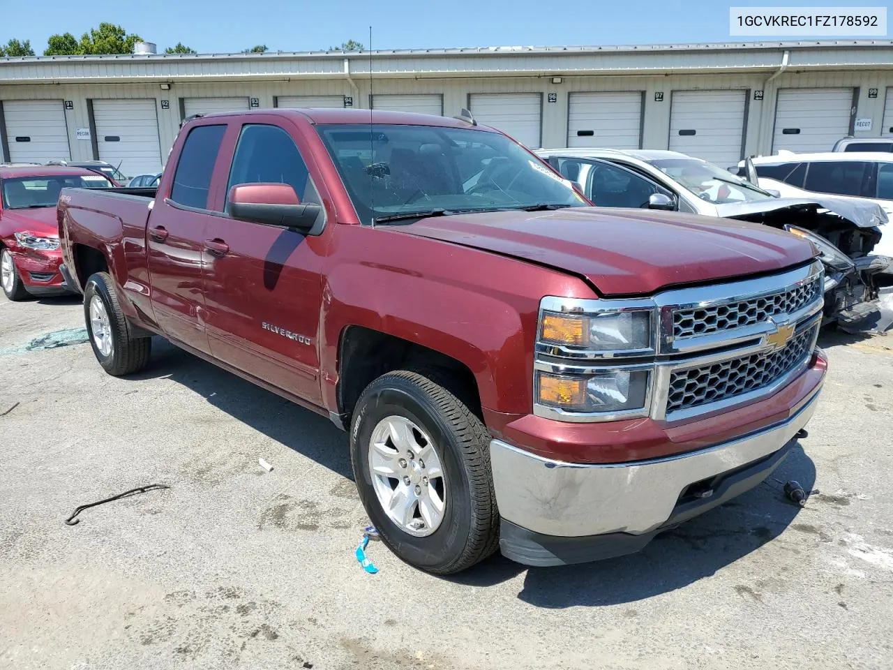 1GCVKREC1FZ178592 2015 Chevrolet Silverado K1500 Lt