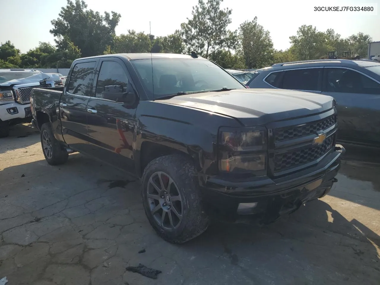 2015 Chevrolet Silverado K1500 Ltz VIN: 3GCUKSEJ7FG334880 Lot: 68995894