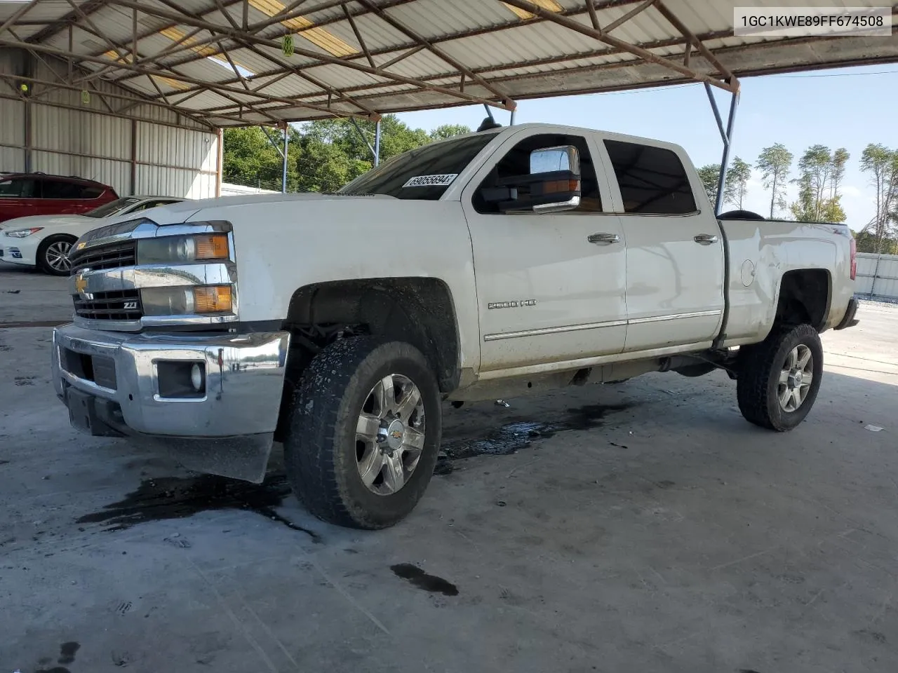 2015 Chevrolet Silverado K2500 Heavy Duty Ltz VIN: 1GC1KWE89FF674508 Lot: 69055694