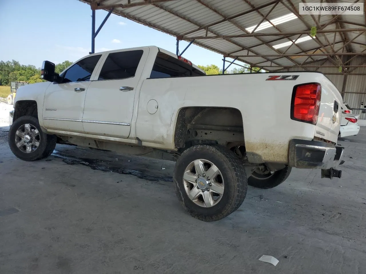 2015 Chevrolet Silverado K2500 Heavy Duty Ltz VIN: 1GC1KWE89FF674508 Lot: 69055694