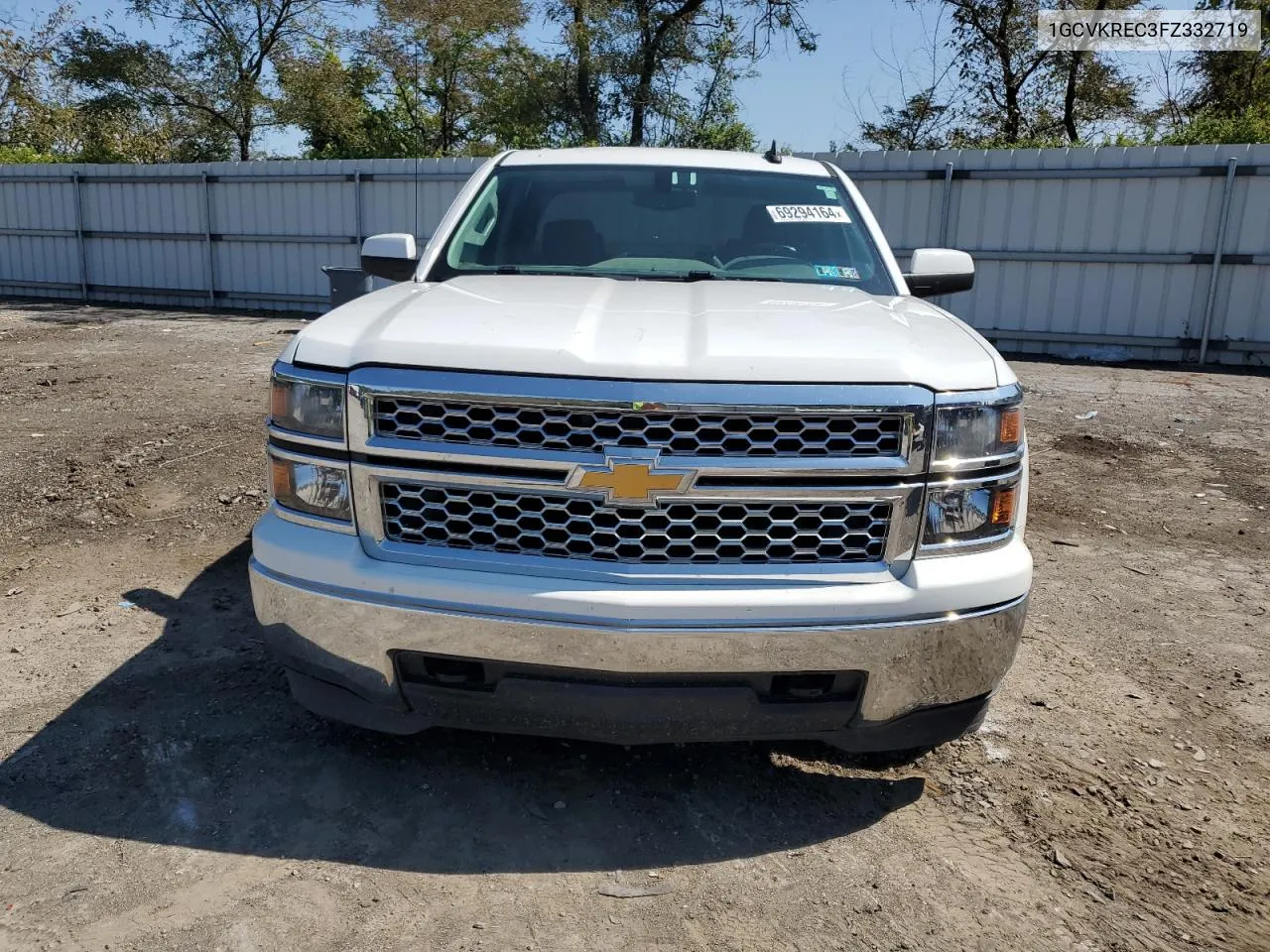 2015 Chevrolet Silverado K1500 Lt VIN: 1GCVKREC3FZ332719 Lot: 69294164