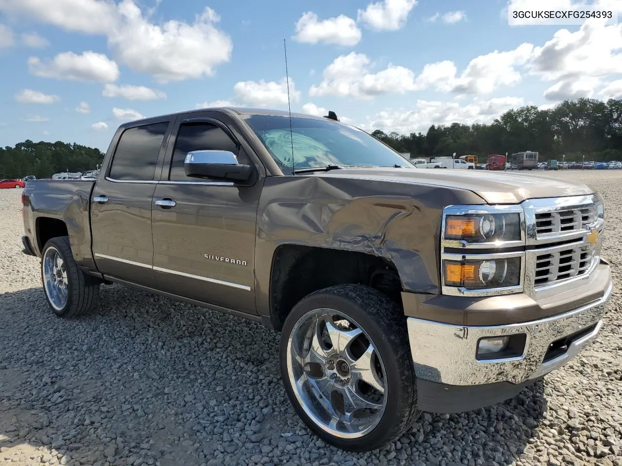 2015 Chevrolet Silverado K1500 Ltz VIN: 3GCUKSECXFG254393 Lot: 69365184