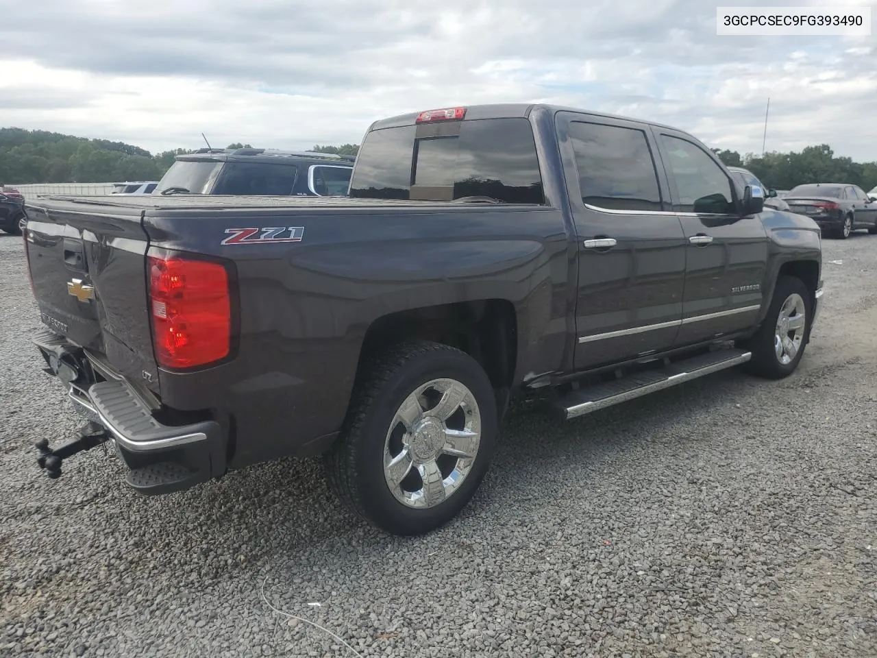 2015 Chevrolet Silverado C1500 Ltz VIN: 3GCPCSEC9FG393490 Lot: 69675204