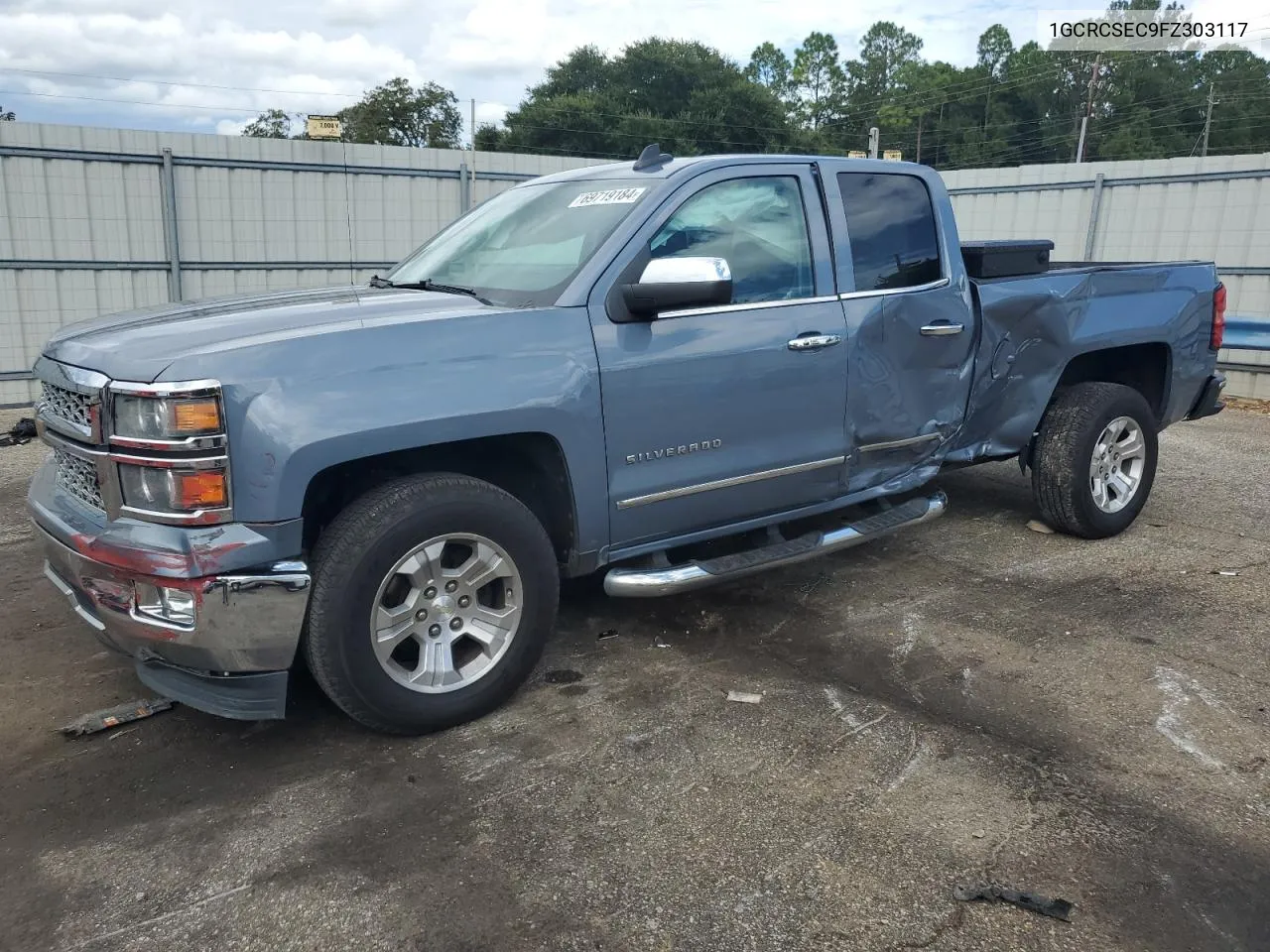 1GCRCSEC9FZ303117 2015 Chevrolet Silverado C1500 Ltz