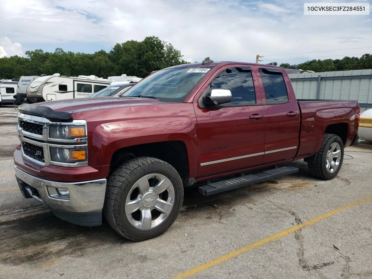 2015 Chevrolet Silverado K1500 Ltz VIN: 1GCVKSEC3FZ284551 Lot: 69771954